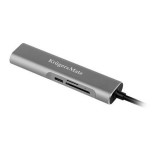 HUB USB TIP C HDMI/USB3.0/SD/MICROSD/TIP C, Kruger&amp;Matz