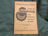 carte de Astrologie L. Germana - Tabellen zur Planetendeutung ( Tabele pentru interpretarea planetelor ) / Nach Hauserstand und Hauser herrschaft !