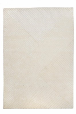 Covor Premium Handmade, India, Model DYWAN SIERRA IVORY, Bej, Crem, Marime 160 x 230 cm, Viscoza, Lucrat Manual, Living, Dormitor, Sufragerie, Birou foto