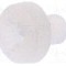 Surub M3, poliamida, lungime 4mm, cap rotund, pas filet 0.5, DREMEC - 8G205M3X04