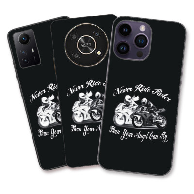 Husa Apple iPhone 11 Silicon Gel Tpu Model Never Ride Faster foto