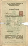 A4323N Certificat de absolvire de meseriaș &icirc;mpletitor de coșuri din nuiele pentru locuitor originar din Storojineț, 1910, Viena