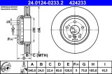 Disc frana ATE 24.0124-0233.2 BMW Seria 5/6/7