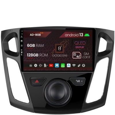 Navigatie Ford Focus 3 (2011-2019), Android 13, B-Octacore 6GB RAM + 128GB ROM, 9 Inch - AD-BGB9006+AD-BGRKIT115 foto