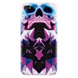 Husa silicon pentru Apple Iphone 4 / 4S, Abstract Framed Skull