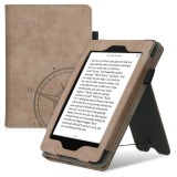 Husa pentru Kindle Paperwhite 7, Piele ecologica, Maro, kwmobile, 56268.01