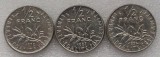 G5. Franta set / lot 1/2 Franc 1972 1987 1994 **