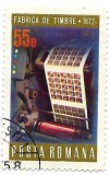 Romania (469) - Centenarul Fabricii de Timbre, 1972, obliterata