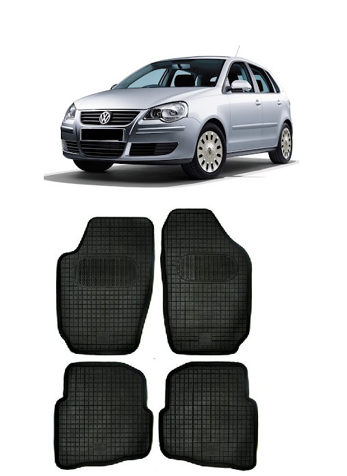 Covorase auto cauciuc tip tavita VW POLO (2002-2009)