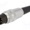 Conector M16 mufă tată lipire pe cablu PIN 4 5A 250V drept LUMBERG