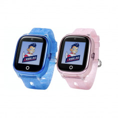 Pachet Promotional 2 Smartwatch-uri Pentru Copii Xkids X10 Wi-Fi, Albastru si Roz, cu Functie Telefon, Localizare GPS, Apel monitorizare, Camera, Pedo