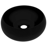 Cumpara ieftin Chiuveta baie lux, negru mat, 40x15 cm, ceramica, rotund