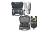 Set 4 Avertizori Baracuda TLI21 + 4 Swingere Iluminate, Valigeta Transport, Pescuit Crap