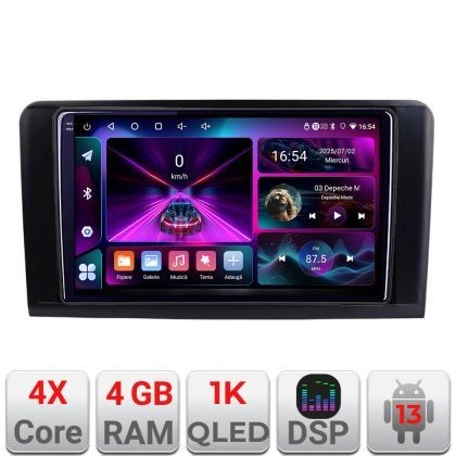 Navigatie Mercedes ML GL A-213 4+64 InCell Display 1K Android Waze USB Navigatie Internet Youtube Radio CarStore Technology