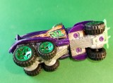 Metro Sanitation 52 Hot Wheels 2001, vintage, Made in China . Diecast, full metal, trei osii, turbină crom. Articulat pivoteaza. Team Rush 2 Flush X