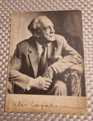 Jules Cazaban de Valentin Silvestru cu autograf foto