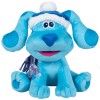 Jucarie din plus Blue cu fes si fular, Ghicitorile lui Blue si Tu!, 23 cm, Play By Play