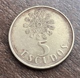 C50 - Moneda foarte veche - Portugalia - 5 escudos - 1988