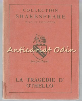 La Tragedie D&amp;#039;Othello - William Shakespeare - 1929 foto