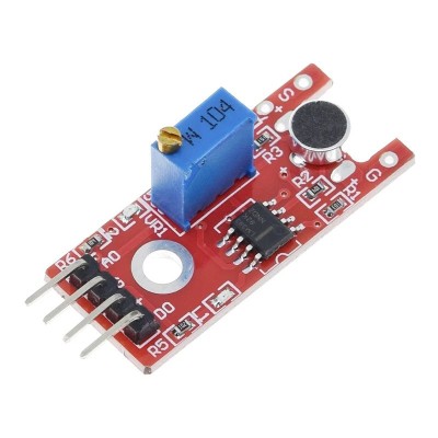 Modul senzor de sunet si voce cu microfon KY-038 pentru Arduino foto