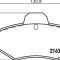 Placute frana fata Citroen Xantia (X1), 03.1993-07.1999, marca SRLine S70-0179