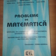 Probleme de matematica date in anul 1994 la examenele de admitere in invatamantul superior- Dumitru Acu, Dan Barbosu