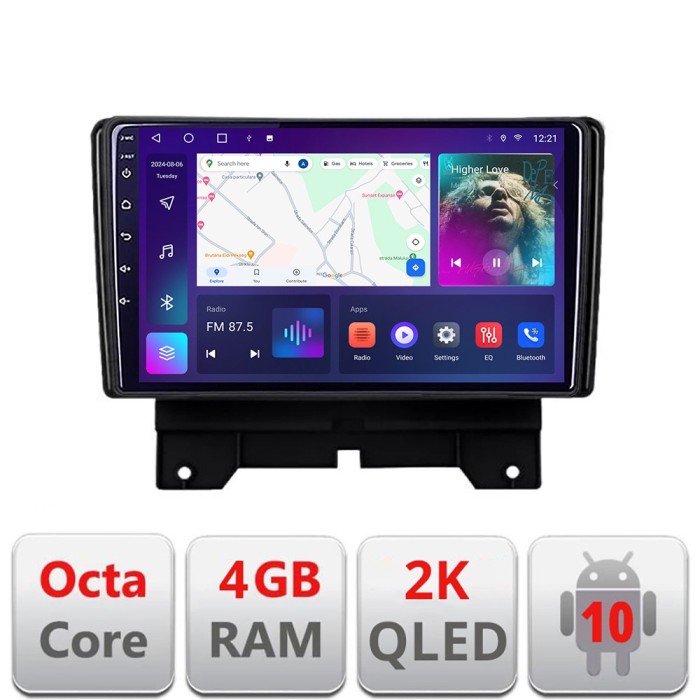 Navigatie Range Rover Sport 2010-2013 QLED 2K Octa core 4+32 DSP 360 Optic FHD internet gps radio carplay android auto kit-sport10+EDT-E409-2K CarStor