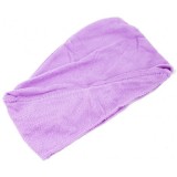 Prosop turban pentru uscarea parului, mov, Oem