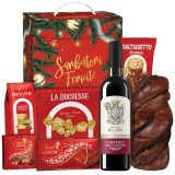 Cumpara ieftin Cos Cadou de Craciun, 7 produse + Cutie Cadou, 1576 gr, Exquisite