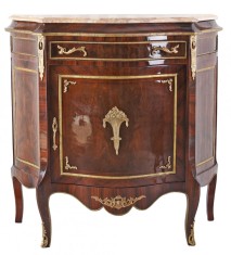 Comoda art deco din lemn masiv furniruit cu blat din marmura CAT841