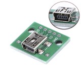 Mufa mini USB female, socket SMT/DIP 5pin (m.1361)