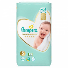 Scutece Pampers Premium Care 5 Jumbo Pack, 58 buc/pachet foto