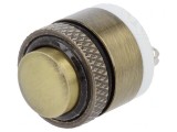Comutator Anti-Vandalism SPST-NO 2A 36VDC IP40 &Oslash;16mm