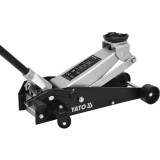 Yato YT-17213 - Cric auto hidraulic tip crocodil 500 mm 3 T roti de transport actionare cu pedala