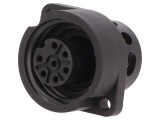 Conector Circular Mamă 7-PIN Argintat 10A RD24