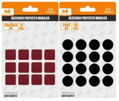 Pastile Autoadezive Protectie Mobilier Rotunde - 655221 foto