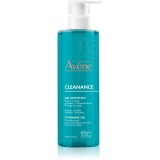 Av&egrave;ne Cleanance Cleansing Gel gel de curățare pentru tenul gras, predispus la acnee 400 ml