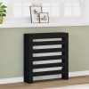 VidaXL Mască pentru calorifer, negru, 78x20x82 cm, lemn prelucrat 852682