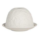 Candela portelan alb &Oslash; 12x8 cm