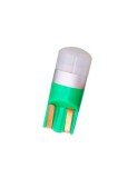 Led auto T10 (W5W) Verde, Canbus, rezistent la apa, 1 SMD, Xenon Bright