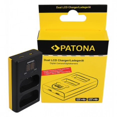 PATONA Panasonic Panasonic DMW-BLJ31 Lumix DC-S1 DC-S1R DC-S1H Dual LCD USB Charger - Patona