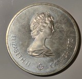 Canada 10 Dollars Argint Montreal 1976, KM#87, 48.6 gr, 0,925 puritate