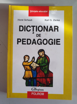 Horst Schaub - Dictionar de pedagogie foto