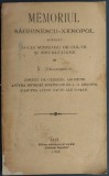 MEMORIUL SAGHINESCU-XENOPOL ADRESAT MINISTRULUI DE CULTE SI INSTRUCTIUNE DE VASILE SAGHINESCU INSOTIT DE CEREREA ANCHETEI ASUPRA LUI A.D.XENOPOL(1904)