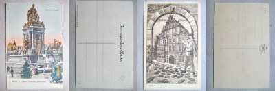 A585-I-Set 15 C.Postale Vederi Austria-Germania 1920-1940.Pret pe lot. foto
