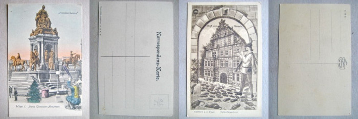 A585-I-Set 15 C.Postale Vederi Austria-Germania 1920-1940.Pret pe lot.