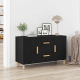 vidaXL Bufetă Stejar negru 100x36x60 cm lemn prelucrat
