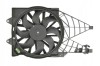 GMV radiator electroventilator Fiat Linea, 06.2007-2015, motor 1.3 D Multijet, 1.6 D Multijet, diesel, cutie manuala, cu AC, 360 W; 385 mm; (2 +2) pi