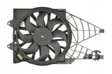 GMV radiator electroventilator Fiat Linea, 06.2007-2015, motor 1.3 D Multijet, 1.6 D Multijet, diesel, cutie manuala, cu AC, 360 W; 385 mm; (2 +2) pi