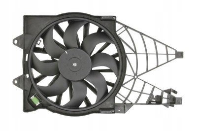 GMV radiator electroventilator Fiat Linea, 06.2007-2015, motor 1.3 D Multijet, 1.6 D Multijet, diesel, cutie manuala, cu AC, 360 W; 385 mm; (2 +2) pi foto